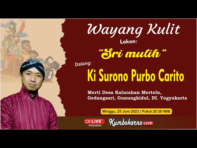 Wayang Kulit KI SURONO PURBO CARITO || LAKON SRI MULIH || Live Mertelu class=