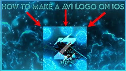 How to make a logo Avi on iOS