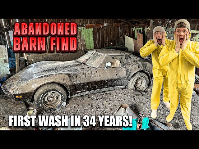 BARN FIND Corvette Stingray ft. Robby Layton: 34-Year-Old Car Detailing  Restoration — Eightify
