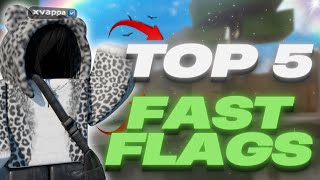 TOP 5 BLOXSTRAP FAST FLAGS For Roblox 🔧  *FPS BOOST, FIX PING* ✅