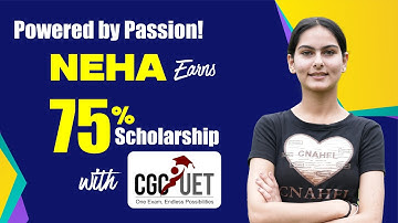75% Scholarship Secured! Neha’s Leap into Robotics & AI at CGC Mohali #cgcmohali
