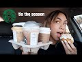 TRYING STARBUCKS NEW FALL DRINKS AND TREATS!