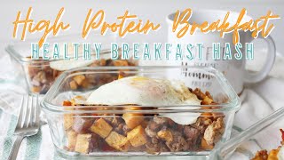 Healthy Breakfast Hash Recipes | HIGH PROTEIN BREAKFAST No Protein Powder | Simple Grab N&#39; Go