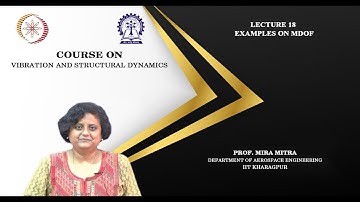 Lecture 18: Examples on MDOF