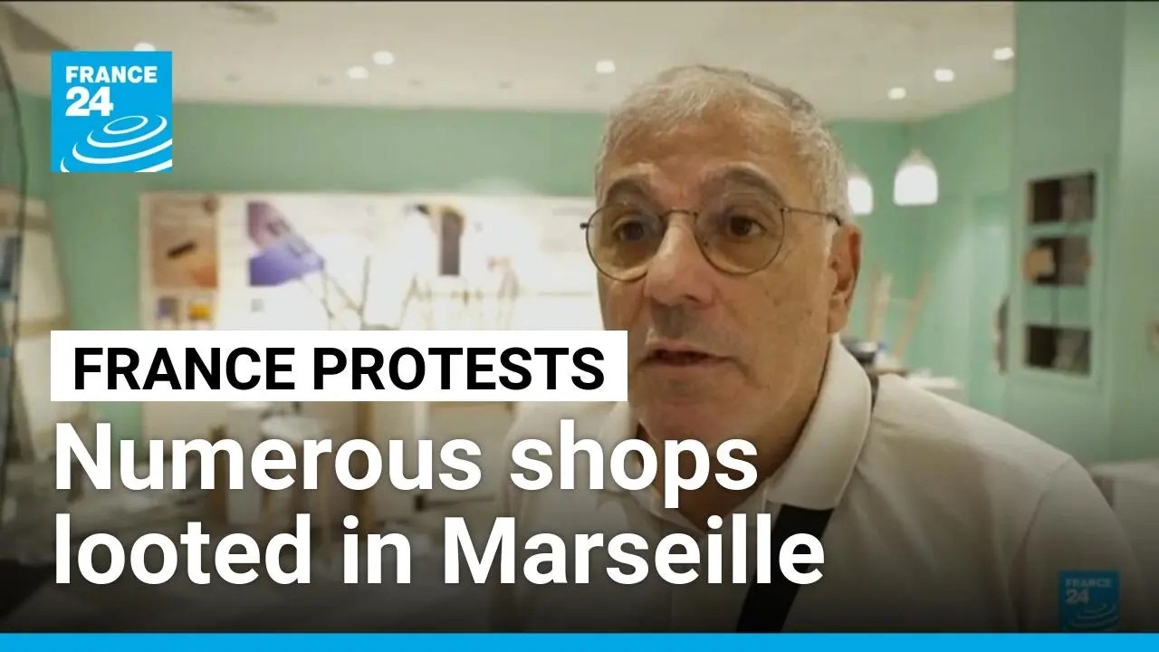 Marseille cleans up after looting and vandalism in protest • FRANCE 24 English