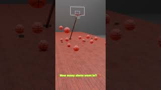 Blender Physics Crazy Basketball Show 🔥🏀