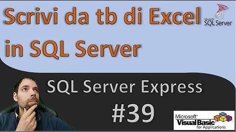 SQL Server - Tb Excel To SQL