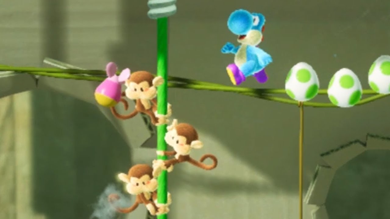 Yoshi様 Yoshi's Crafted World - 100% Walkthrough - Jumping Victory
