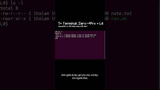 T• chmod 644 vs 755: file thường khác file chạy | L4 (Terminal Zero→Pro) #ubuntu #xh #code #terminal