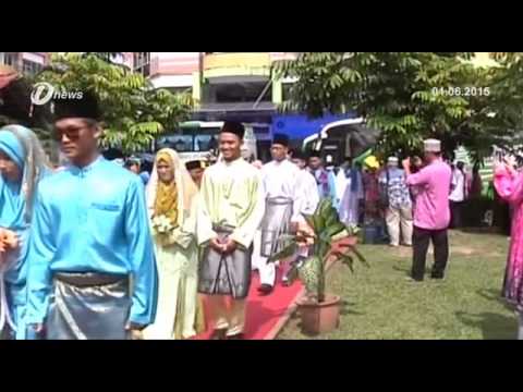 52 Pengantin Dikahwinkan Serentak Dalam Majlis Resepsi Kahwin Perdana di Rawang Selangor