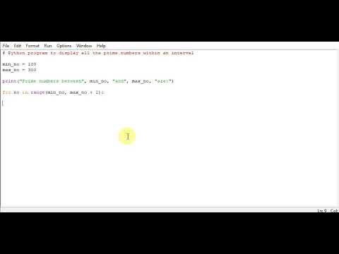 Python program to display all the prime numbers within an interval ...