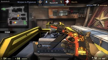 POV - Draken (NiP)(19-6) vs North / train / BLAST Pro Series Copenhagen 2017