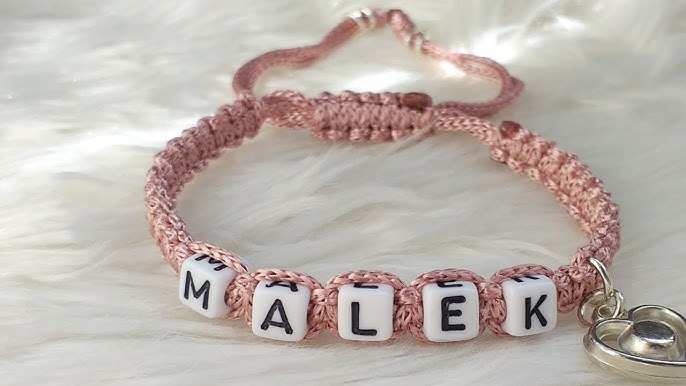 Friendship Bracelet Alphabet Bead Bulletin Board Letters by HelloHoward