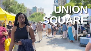 NEW YORK CITY Walking Tour [4K]  UNION SQUARE