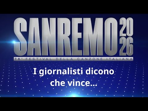 Video Sanremo 2026: chi vince per i giornalisti