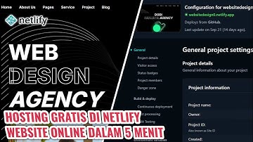 Cara Hosting Website di Netlify Gratis untuk Pemula