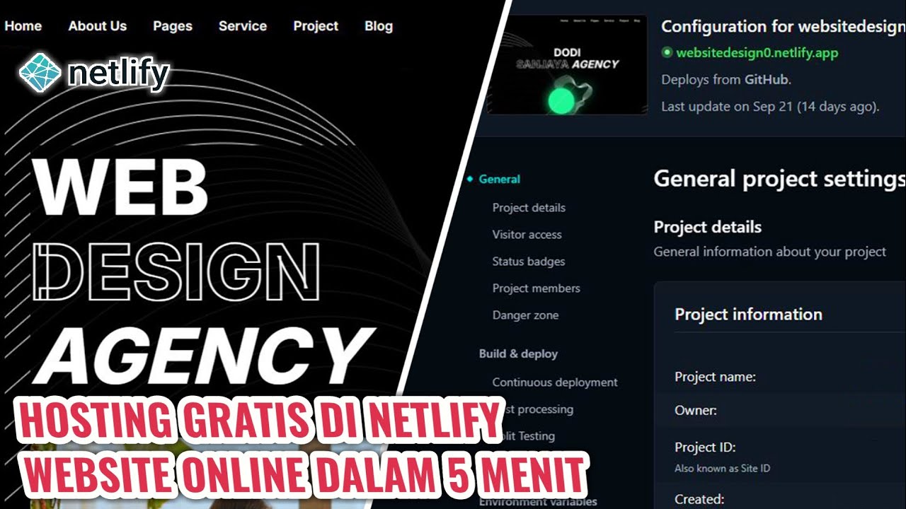 Cara Hosting Website di Netlify Gratis untuk Pemula