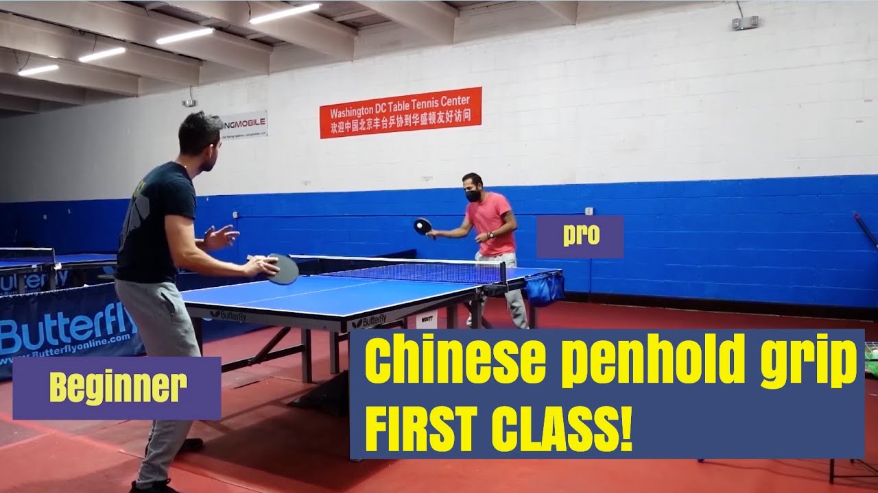 Chinese Penhold grip first class Forehand 🏓 1 YouTube
