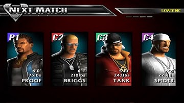 Def Jam Vendetta: FFAM| Proof VS Briggs VS Tank VS Spider @ Club Luda (HARD)! (Requested).