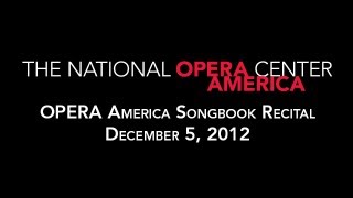 OPERA America Songbook Recital