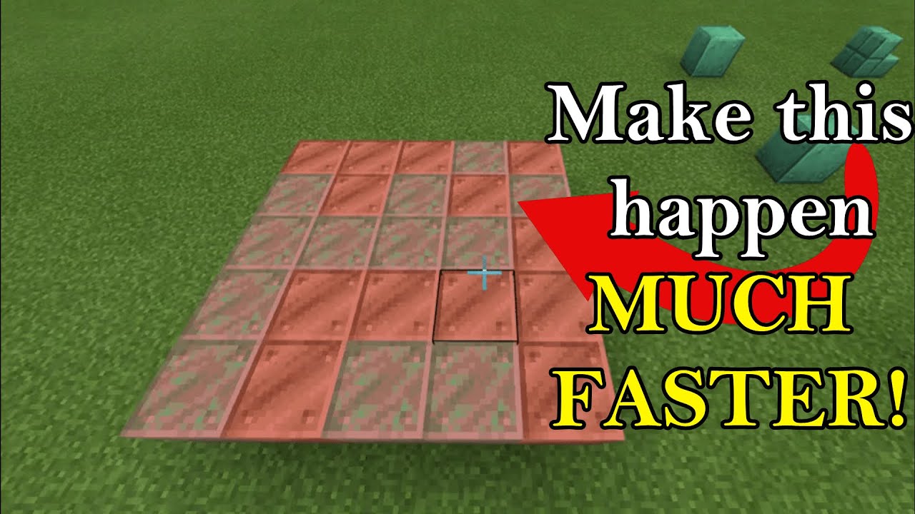 Minecraft - Make Copper Oxidize faster - YouTube