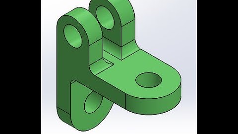 Isometric Drawing 03 (Solidworks Tutorial 30) #solidworkstutorial