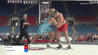 220 Lbs Semifinal - Kalob Runyon, Iowa Vs Alex Semenenko, New York 85a2 220 Lbs Semifinal - Kalob Runyon, Iowa Vs Alex Semenenko, New York 85a2