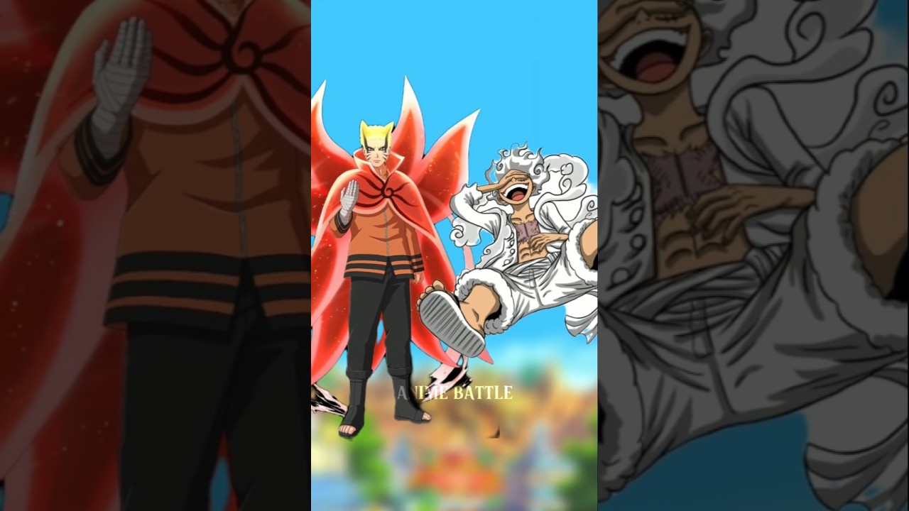 Luffy Gear 5 vs Naruto Baryon Mode🔥who wins the Ultimate Anime Power Clash? 