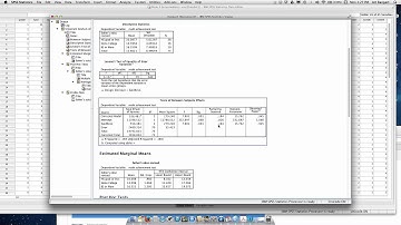 One Way ANOVA Using GLM
