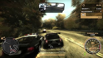 Need For Speed: Most Wanted 2005 Challenge Series : Challenges 25 & 26 Renault Clio v6 60FPS/UHD