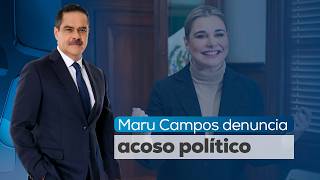 Maru Campos acusa presunto acoso político desde Palacio Nacional en entrevista con Javier Alatorre