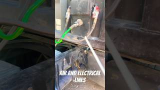 Air and electrical lines  #truck #cdl2023  #cdllicense #diesel #school #pretripinspection #coupling