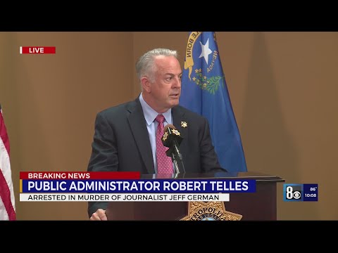 Sheriff Lombardo's news conference on Robert Tellus arrest