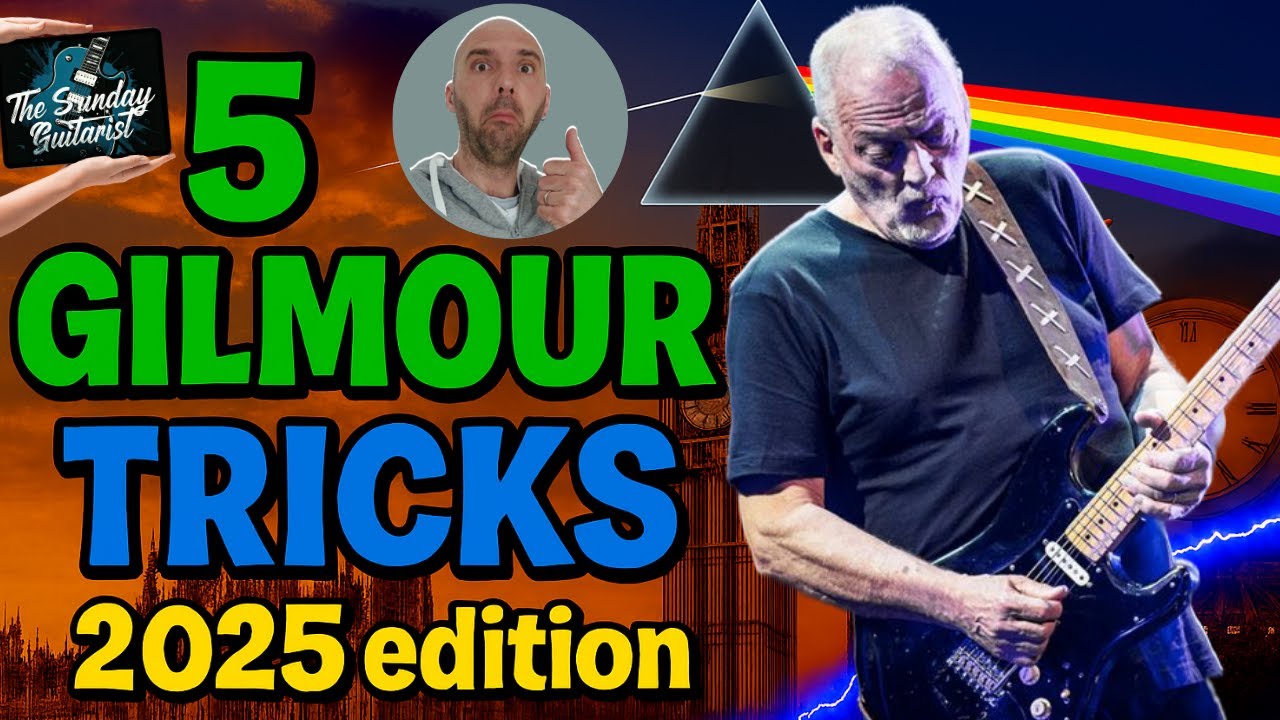 YOU WON’T BELIEVE THESE 5 DAVID GILMOUR EASY TRICKS!!! – 2025 GUITAR ICONS SERIES