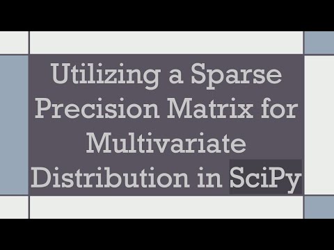 Utilizing a Sparse