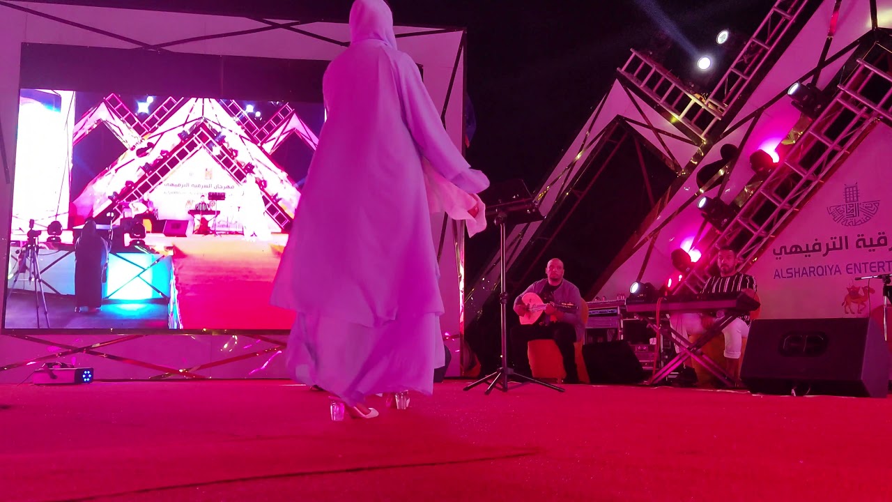 الفنانة مضاوي  في مهرجان الشرقية الترفهي 2021 م