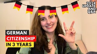 German citizenship in ONLY 3 years  New Law in 2024