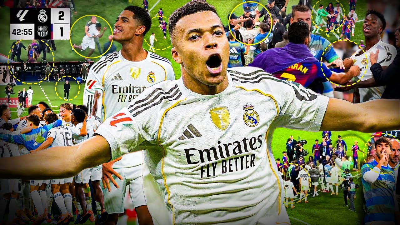 Lo que NO SE VIO de la HUMILLACIÓN del Real Madrid al FC Barcelona (y las peleas)