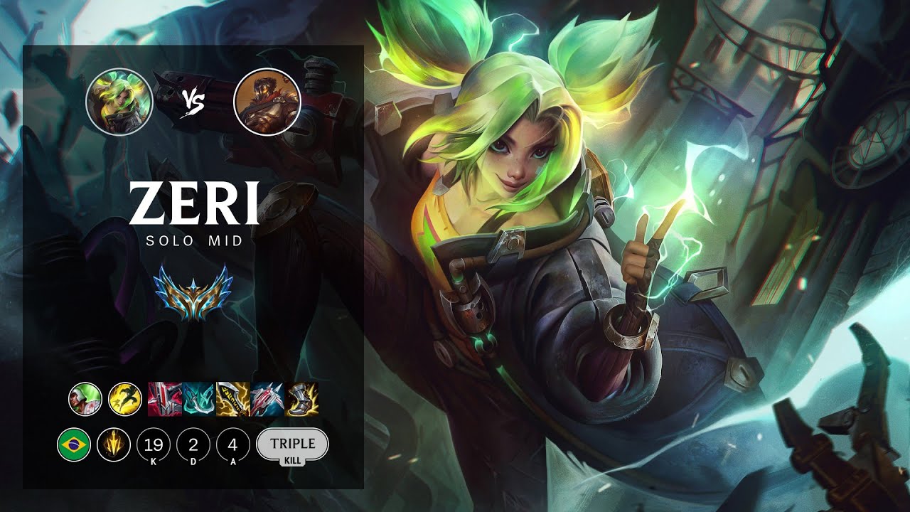 Zeri Mid vs Viktor - BR Challenger Patch 12.10