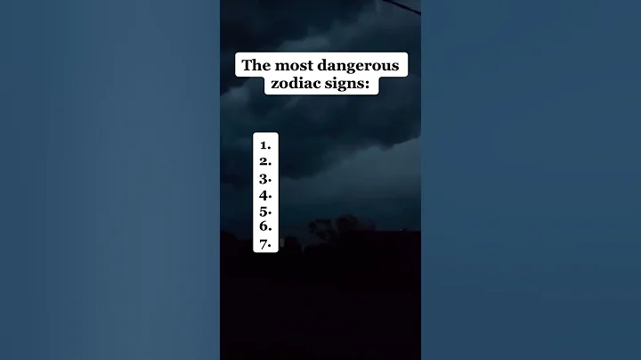 The most dangerous zodiac signs - Zodiac signs Shorts
