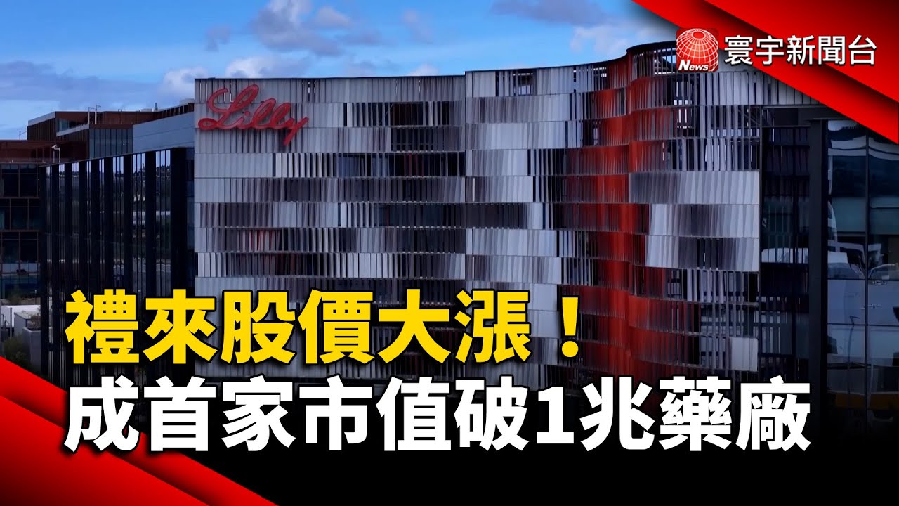 禮來股價漲! 成首家市值破1兆美元大藥廠｜#寰宇新聞@globalnewstw