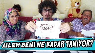 AİLEM BENİ NE KADAR TANIYOR PARA CEZALI