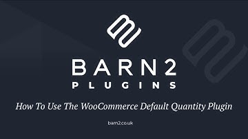 WooCommerce Default Quantity - WordPress Plugin Tutorial (OLD)