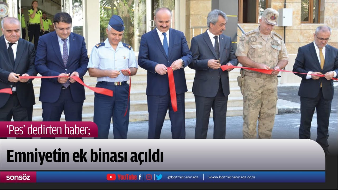 Emniyetin ek binası a&ccedil;ıldı