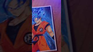 Draw Goku with Doms colour pencils#shorts screenshot 5