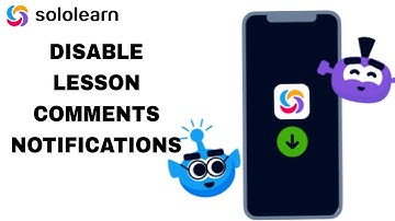 How To Disable And Turn Off Lesson Comments Notifications On Sololearn App