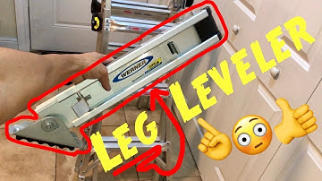 ✅Best Ladder Leg Leveler Extension for Uneven Surfaces, Attic, Painting Stairwells & Construction