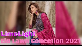 LimeLight Eid Lawn Collection 2021 | Unstitched 2 Piece | Summer 3 Piece