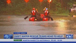 Local swift water rescue teams head to Texas to help