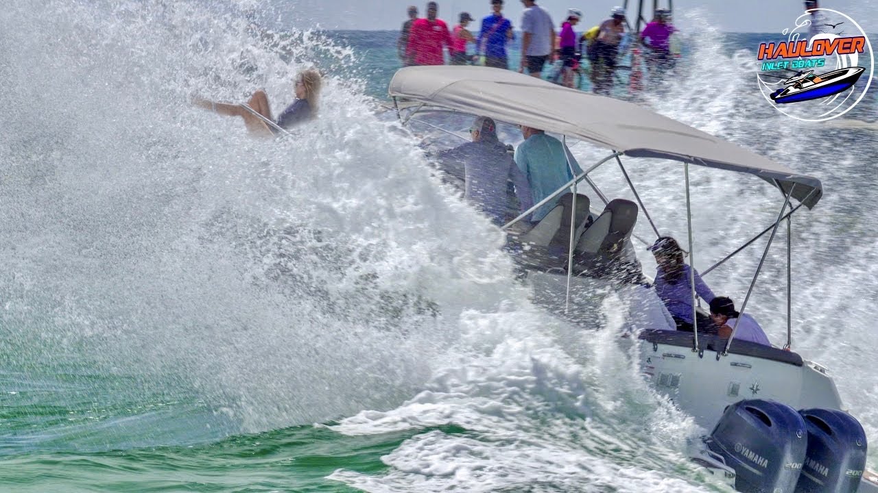 Choppy Morning Haulover Inlet Boats